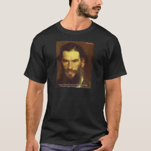 T-shirt Tolstoï "Changez Vous-même" Cadeaux de citation de