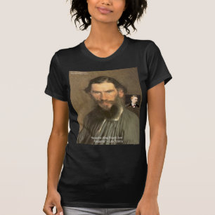 T-shirt Tolstoï "Nietzsche = Stupid Cadeaux De Devis Tee -