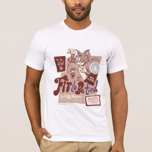 T-shirt Tom and Jerry Fit To Be Tied