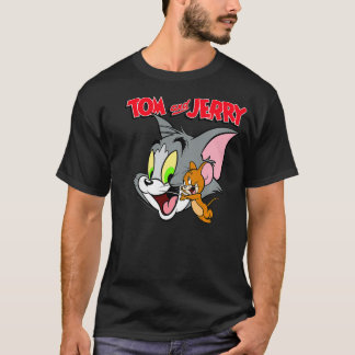 T-shirt Tom And Jerry Simple Portrait Logo 