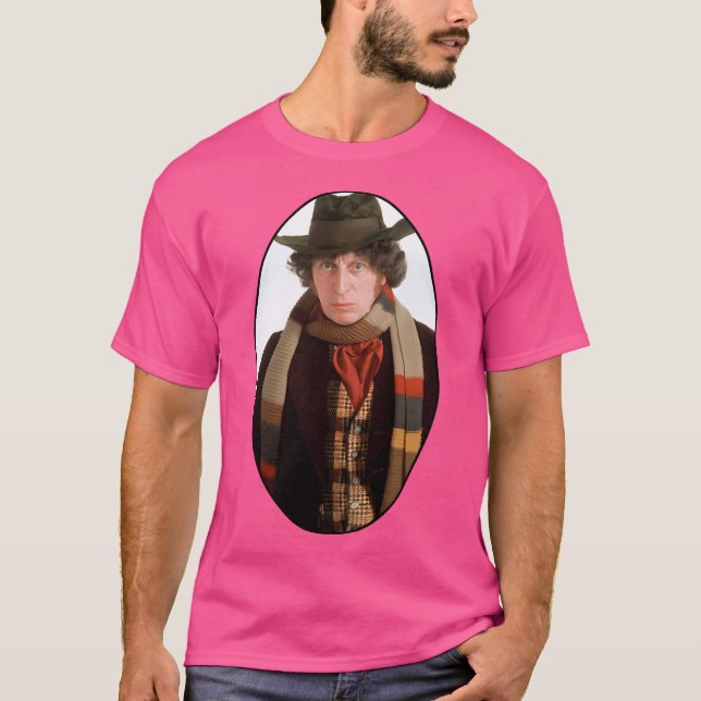 T-shirt Tom Baker (4E Docteur) (Devant)