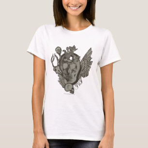 T-shirt Tom et crâne de Jerry