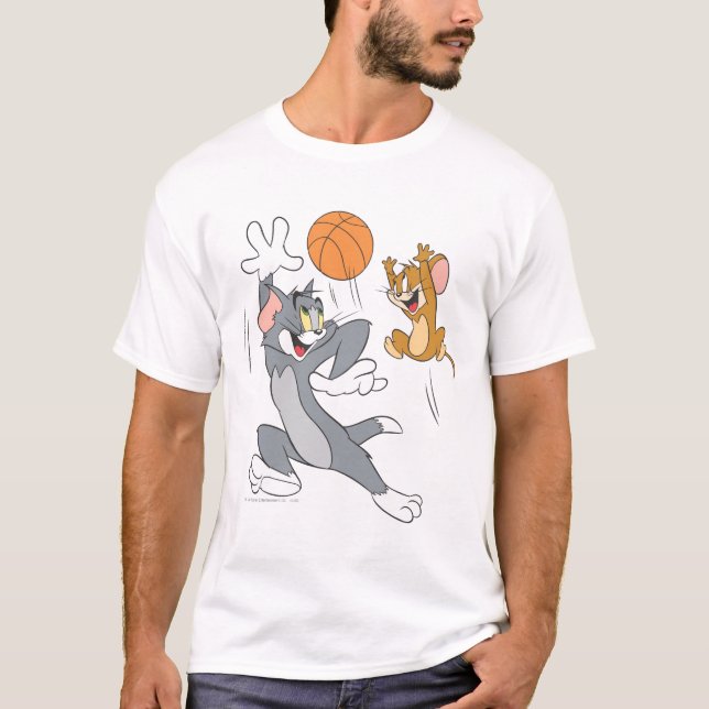 T-shirt Tom et Jerry Basketball 1 (Devant)