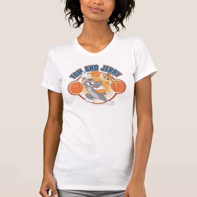 T-shirt Tom et Jerry Basketball 4 (Devant)