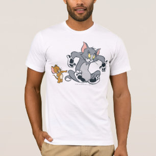 T-shirt Tom et Jerry Black Paw Cat