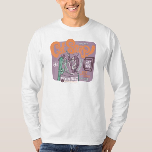 T-shirt Tom et Jerry Cat Snap (Devant)