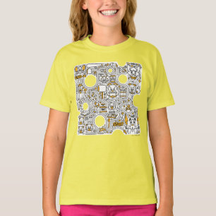 T-shirt Tom et Jerry Doodle Art