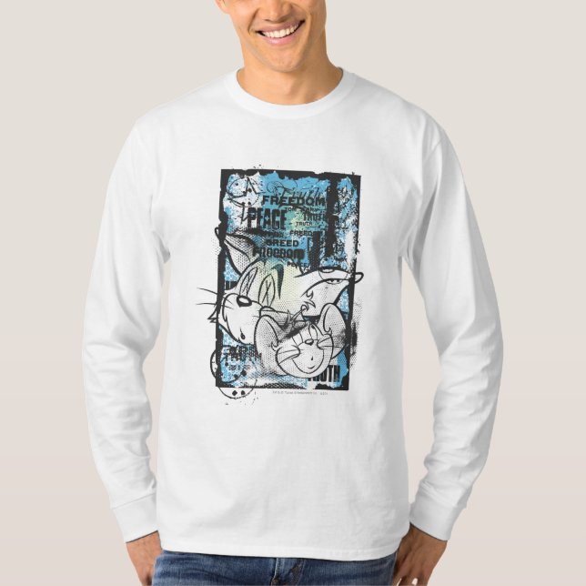 T-shirt Tom et Jerry Grimey (Devant)