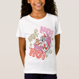 T-Shirt Tom et Jerry "Ho ! Ho ! Ho !" Livraison de cadeaux