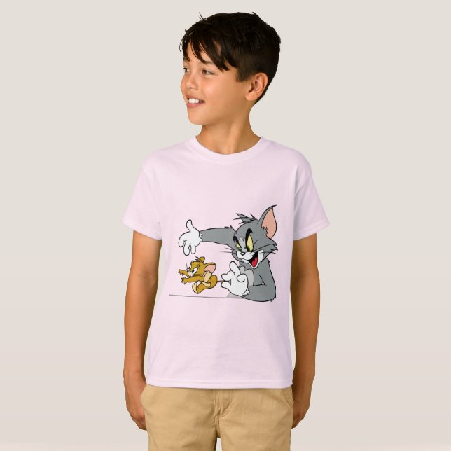 T-shirt Tom et Jerry : Le Duo classique du dessin animé (Devant entier)