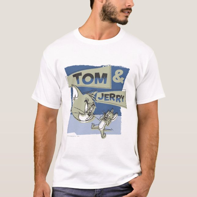 T-shirt Tom et Jerry Scarridey Mouse (Devant)
