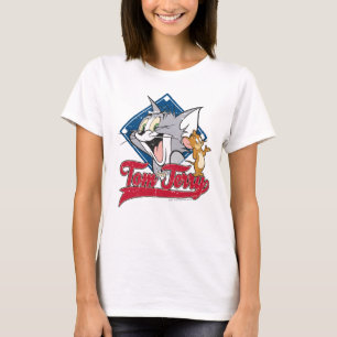 T-shirt Tom et Jerry   Tom et Jerry sur le diamant de