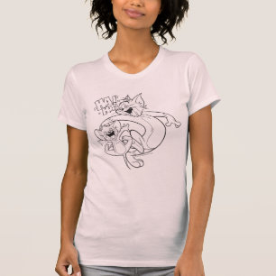 T-shirt Tom et Jerry   Tom et rire de Jerry