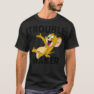 T-shirt Tom Et Jerry Trouble Maker Portrait
