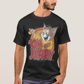 T-shirt Tom et Jerry Water Couleurs endommagées