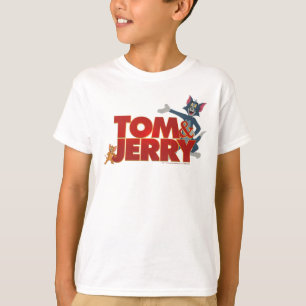T-shirt Tom & Jerry Avec Le Logo Du Film