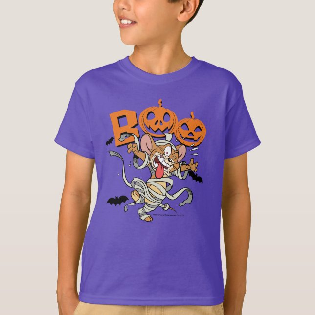 T-shirt Tom & Jerry | Jerry est si effrayant (Devant)