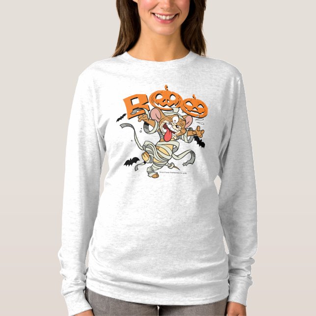 T-shirt Tom & Jerry | Jerry est si effrayant (Devant)