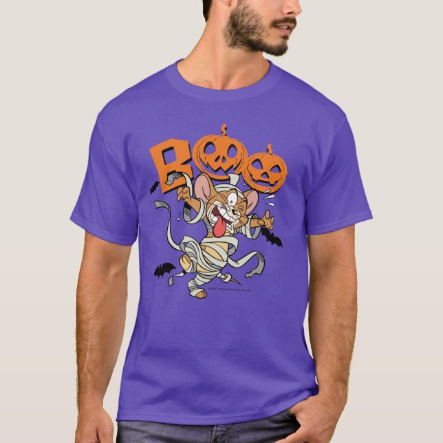 T-shirt Tom & Jerry | Jerry est si effrayant (Devant)