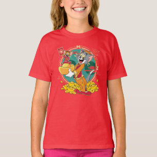 T-shirt Tom & Jerry New Years Red Envelope
