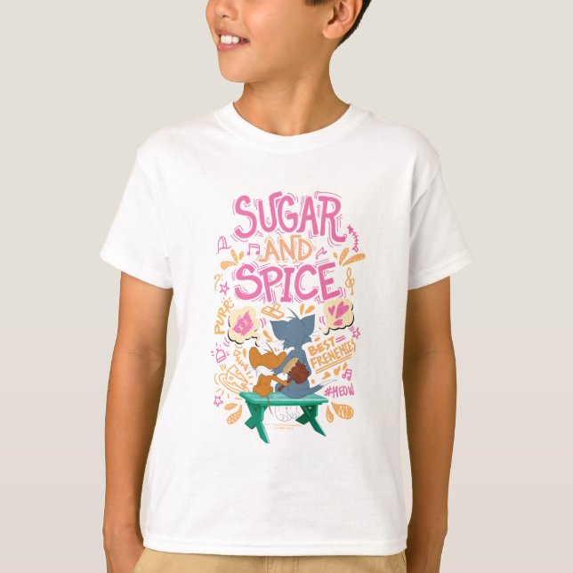 T-shirt Tom & Jerry - Sugar And Spice (Devant)