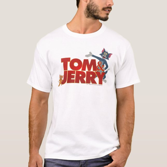 T-shirt Tom & Jerry With Movie Logo (Devant)