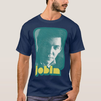 T-shirt Tom Jobim Style rétro Design d'art