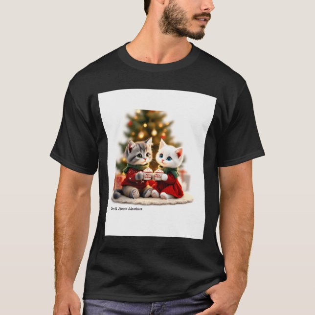 T-shirt Tom Luna Cozy Christmas Cocoa  (Devant)