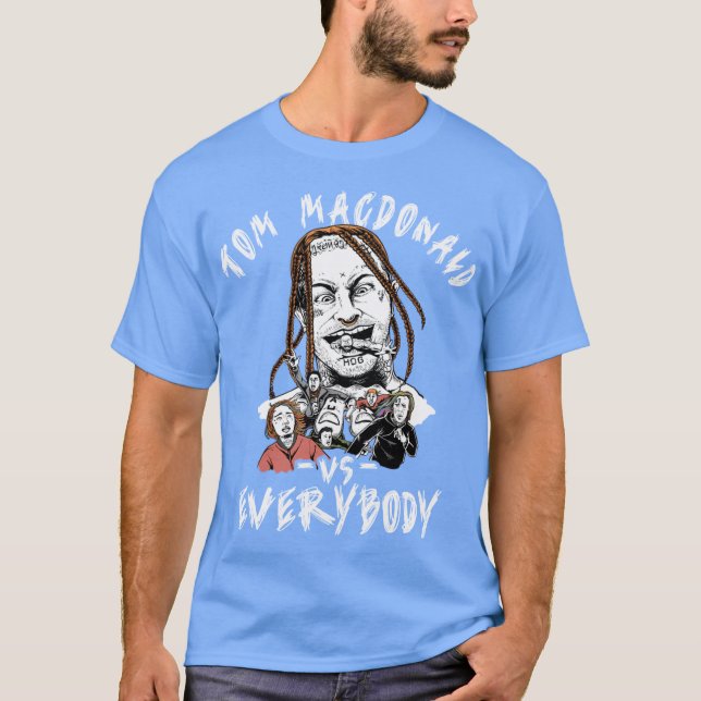 T-shirt Tom Macdonald Battle Rap Hip Hop Art girl (Devant)