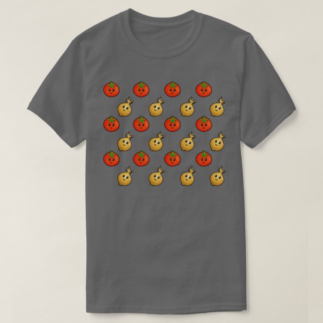 T-shirt Tomate Et Oignons (Design devant)