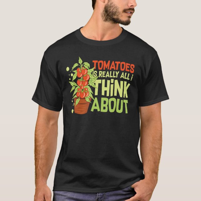 T-shirt Tomate Food Salade de légumes Jus de jardinage Fru (Devant)