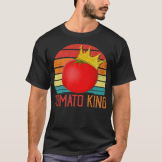 T-shirt Tomate King Funny Vegan Tomates Amour