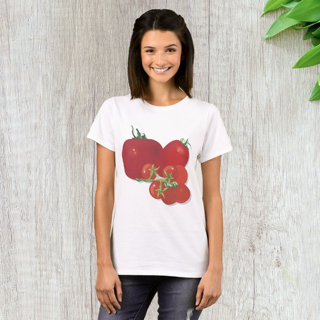 T-shirt Tomates rouges mûres (Créateur téléchargé)