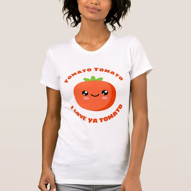 T-shirt Tomato tomate j'aime ta tomate (Devant)