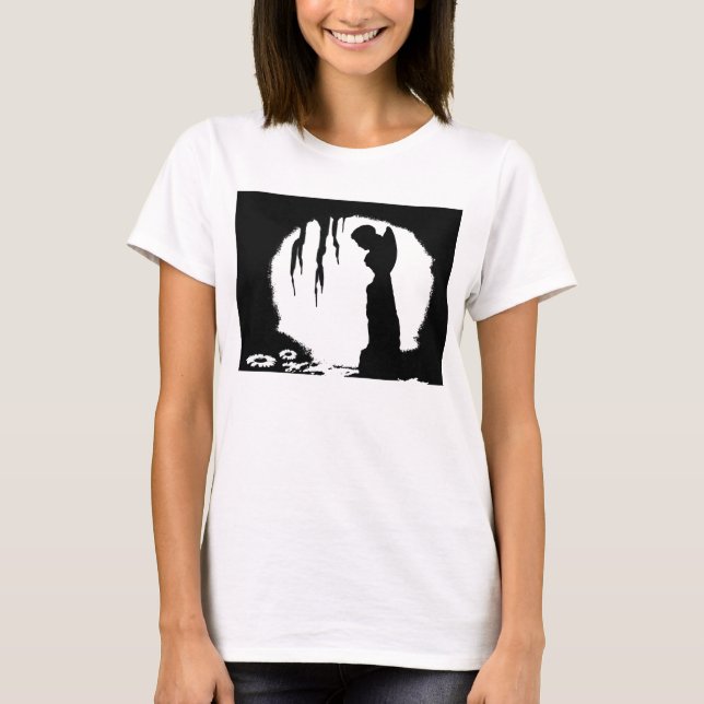 T-shirt tombé de ~ d'ange (Devant)