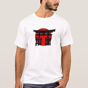 T-shirt Tombeau de Shinto de Japonais