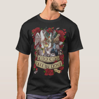 T-shirt Tomber dans Dove
