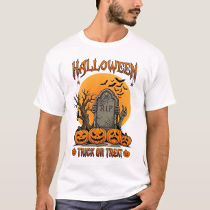 T-shirt Tombes Zombie Mains de Halloween pour la tournée d