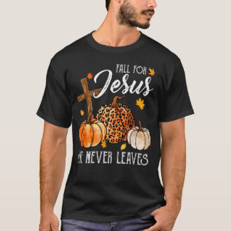 T-shirt Tombez amoureux de Jésus Il ne quitte jamais Migno