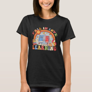T-shirt Tombez amoureux de l'apprentissage École d'automne