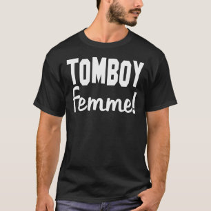 T-shirt Tomboy Femme Tomboys Femmes Femmes Femme Fille Fil