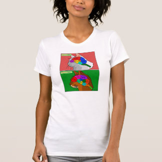 T-shirt "Tomodensitogramme" - le cerveau abyssinien