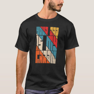 T-shirt Ton papa est mon cardio rétro femmes Ton papa est 