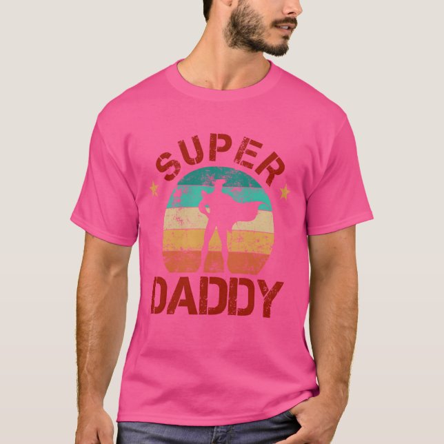T-shirt Ton père est ton héros rétro (Devant)