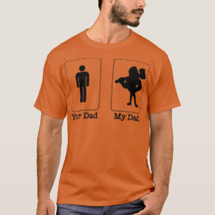 T-shirt Ton père vs mon loggerLumberjack Papa Classique TS