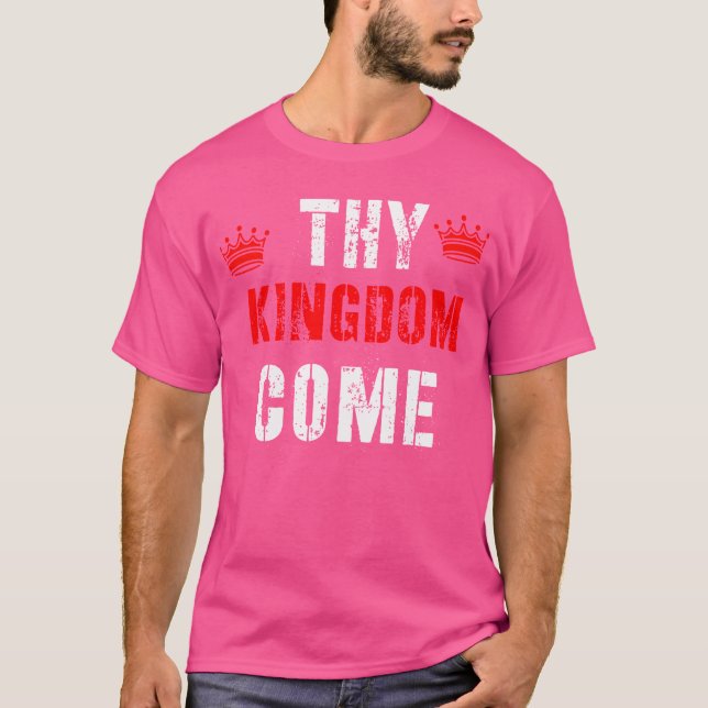 T-shirt Ton Royaume vient spirituel religieux (Devant)