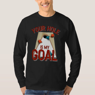 T-shirt Ton Trou Est Mon But Cornouailles Bean Bag Rouge