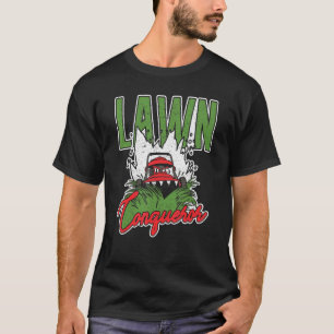 T-shirt Tondeuse à gazon Conquérant de pelouse de jardinag
