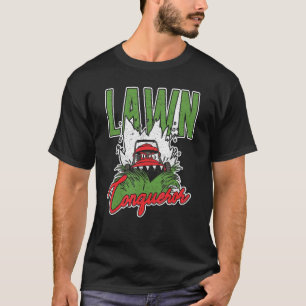 T-shirt Tondeuse à gazon Conquérant de pelouse de jardinag