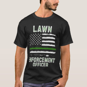 T-shirt Tondeuse à gazon de jardinage Drapeau américain Ag